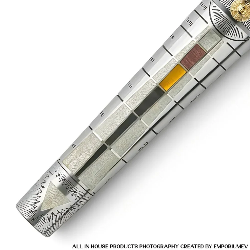 Montegrappa Alchemist Silver Air Medium Nib Fountain Pen 0050